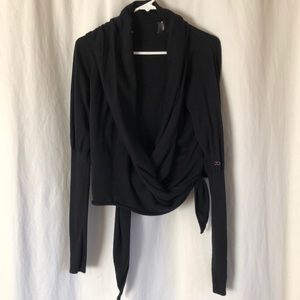 Calia by Carrie Underwood ballet wrap sweater